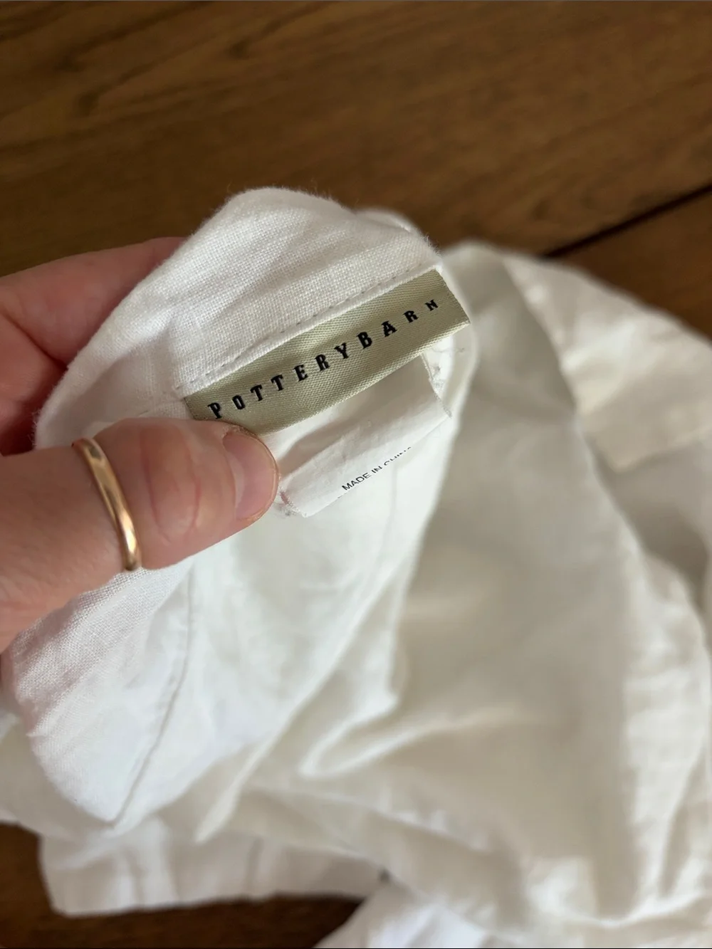 Pottery Barn Linen Euro Sham Pillow Cover Solid White